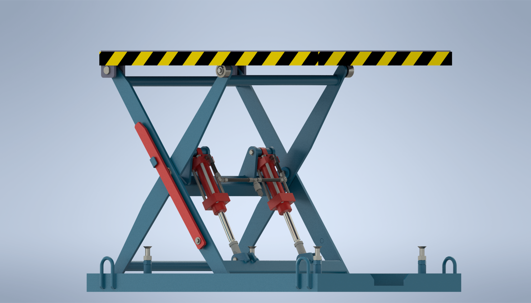 Single Level Hydraulic Scissor Lift